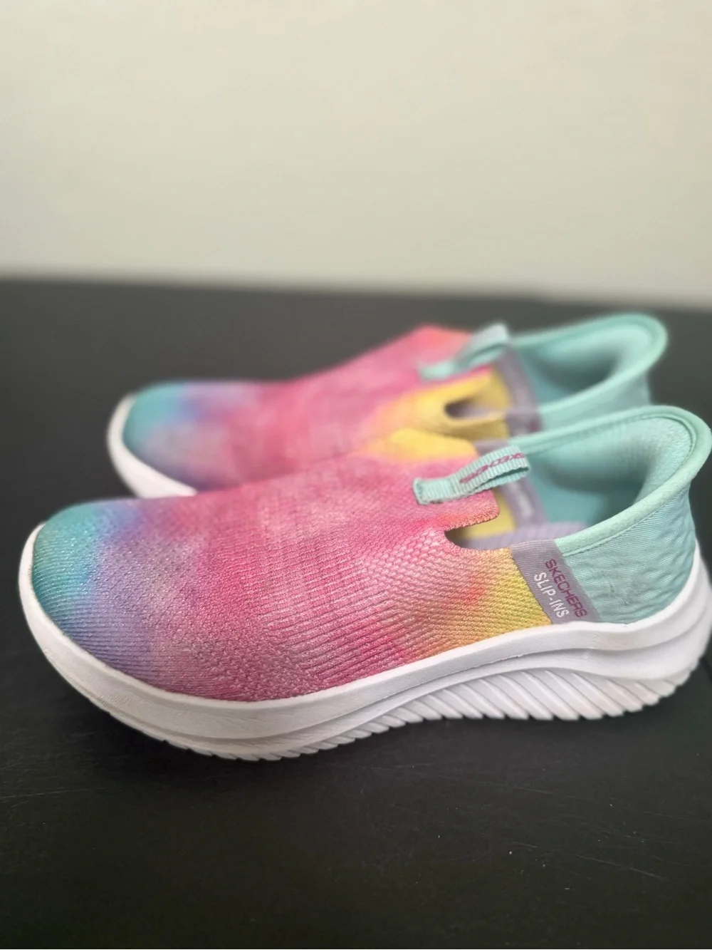 Skechers Kids Slip-On Sneakers - Mint, Pink, Yellow, Blue